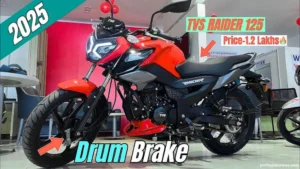 tvs raider 125 affordable version drum brake launch